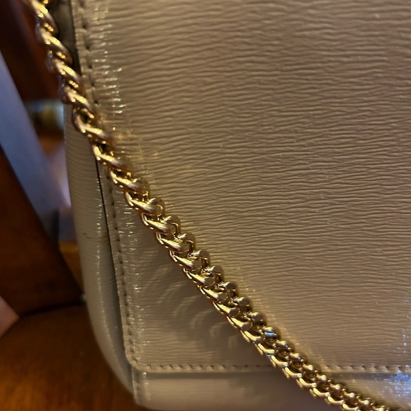 Kate Spade Gray Shoulder Bag Purse Chained Strap - Picture 13 of 13